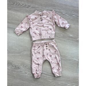Jessica Simpson Cherry Outfit- Size 3-6m